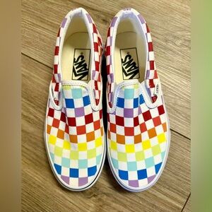 Vans  Multicolor Checkered Slip-On Sneakers